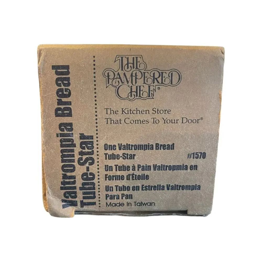 Pampered Chef Valtrompia Bread Tube STAR New Open Box & Instructions #1570